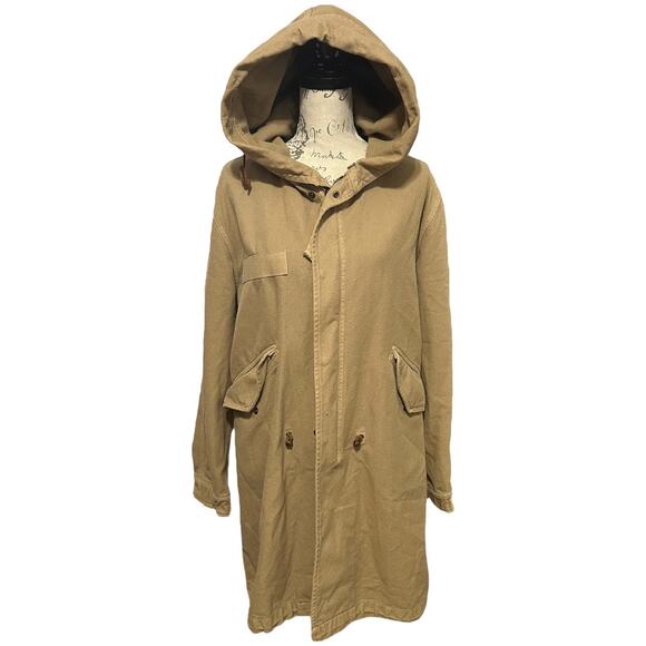 MR&MRS ITALY Classic Canvas Parka Coat - Picture 8 of 12